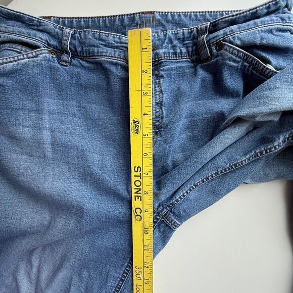 J. Jill Tried & True Fit Zip Fly Mid-rise Cropped Denim Jeans Blue Size 10 - Picture 6 of 9